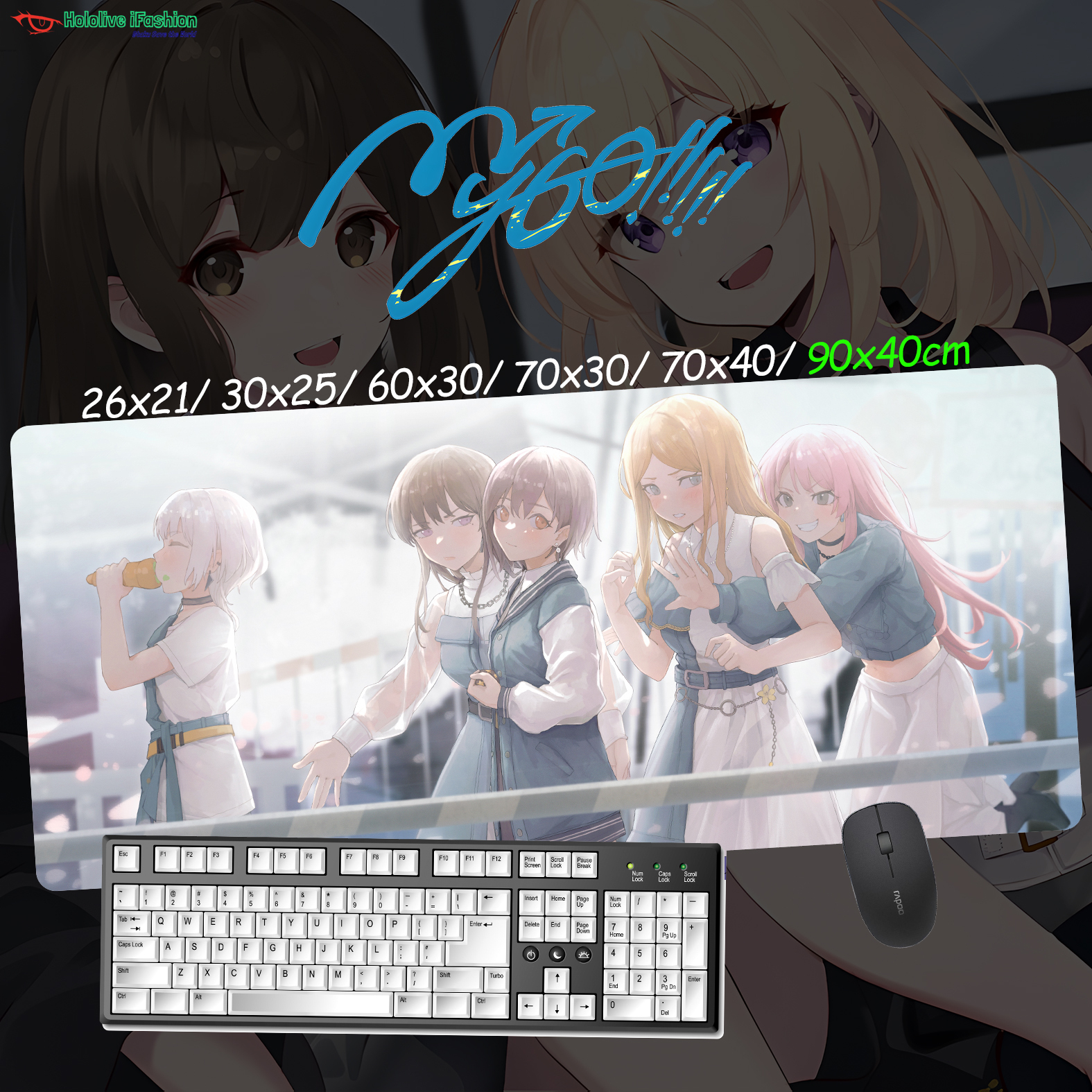 BanG Dream! It's MyGO!!!!! 超大鎖邊主題桌墊 布質滑鼠墊