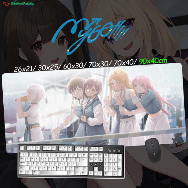 BanG Dream! It's MyGO!!!!! 超大鎖邊主題桌墊 布質滑鼠墊