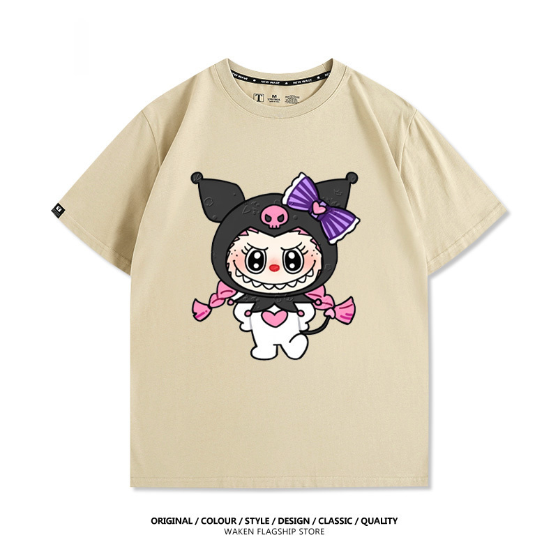 LabubuX三麗鷗 印花T恤-GOODTOYSTUDIO