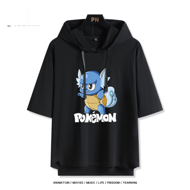 拉布布cos寶可夢 連帽短袖T恤-GOODTOYSTUDIO