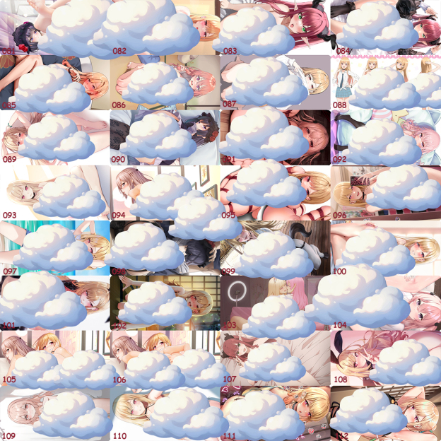 戀上換裝娃娃 超大鎖邊主題桌墊 布質滑鼠墊