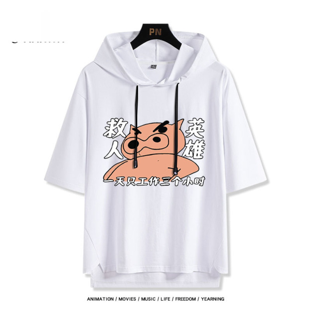 左衛門 連帽短袖T恤-GOODTOYSTUDIO