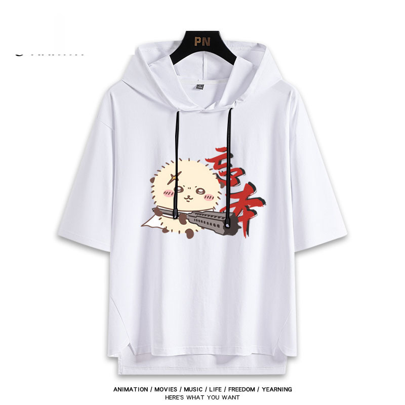 Chiikawa 忘本 連帽短袖T恤-ZUIHANG SHOP