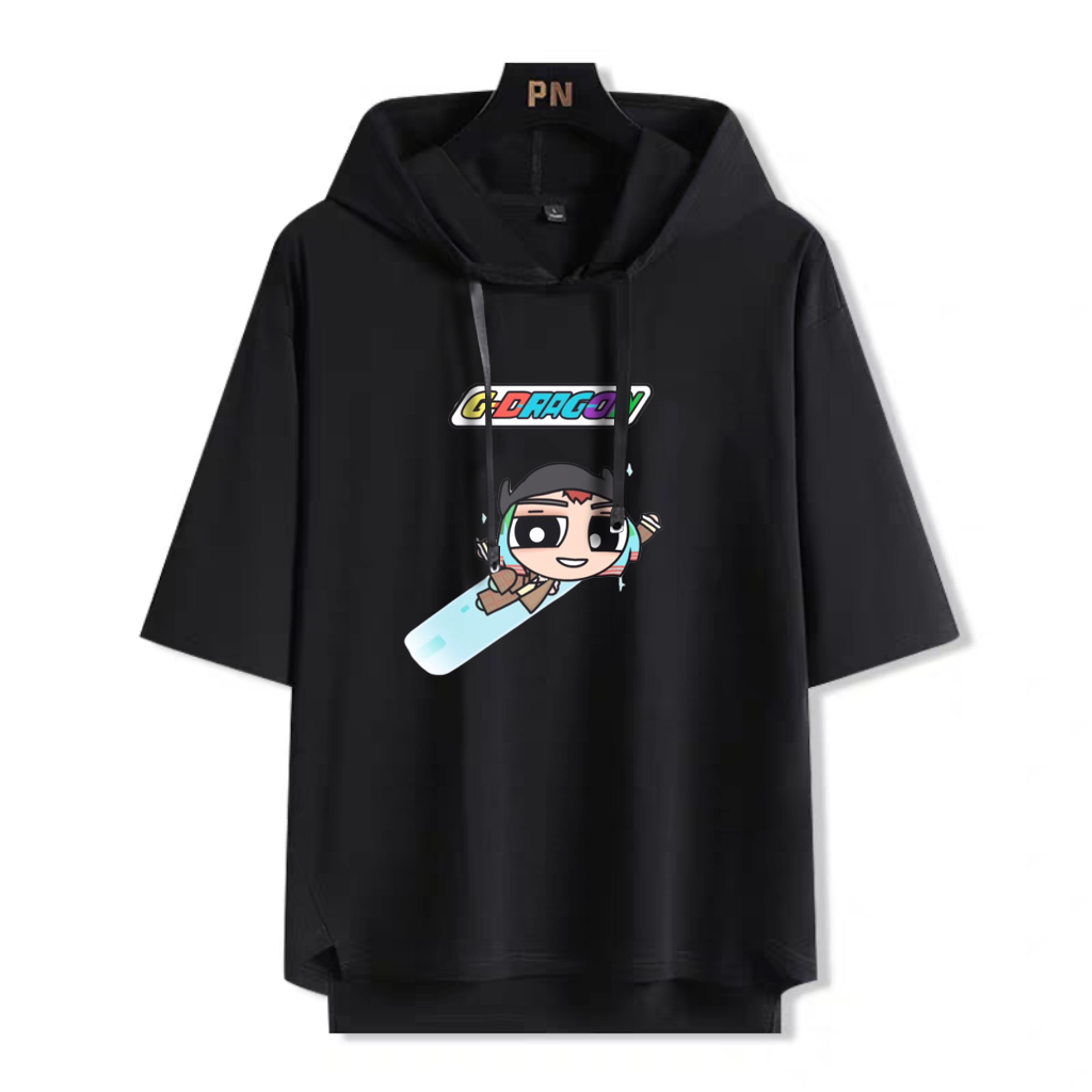 G-DRAGON 權志龍連帽短袖T恤-GOODTOYSTUDIO