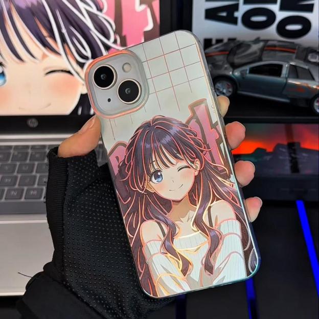 【大集合】動漫極光金漸變手機殼