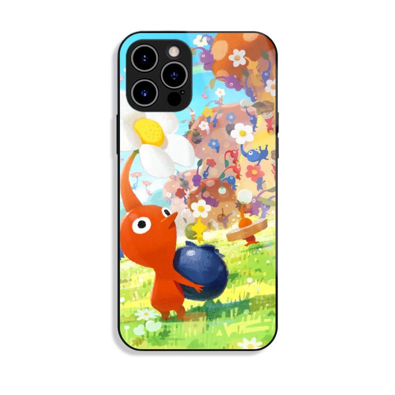 皮克敏 PIKMIN 高清鋼化玻璃手機殼