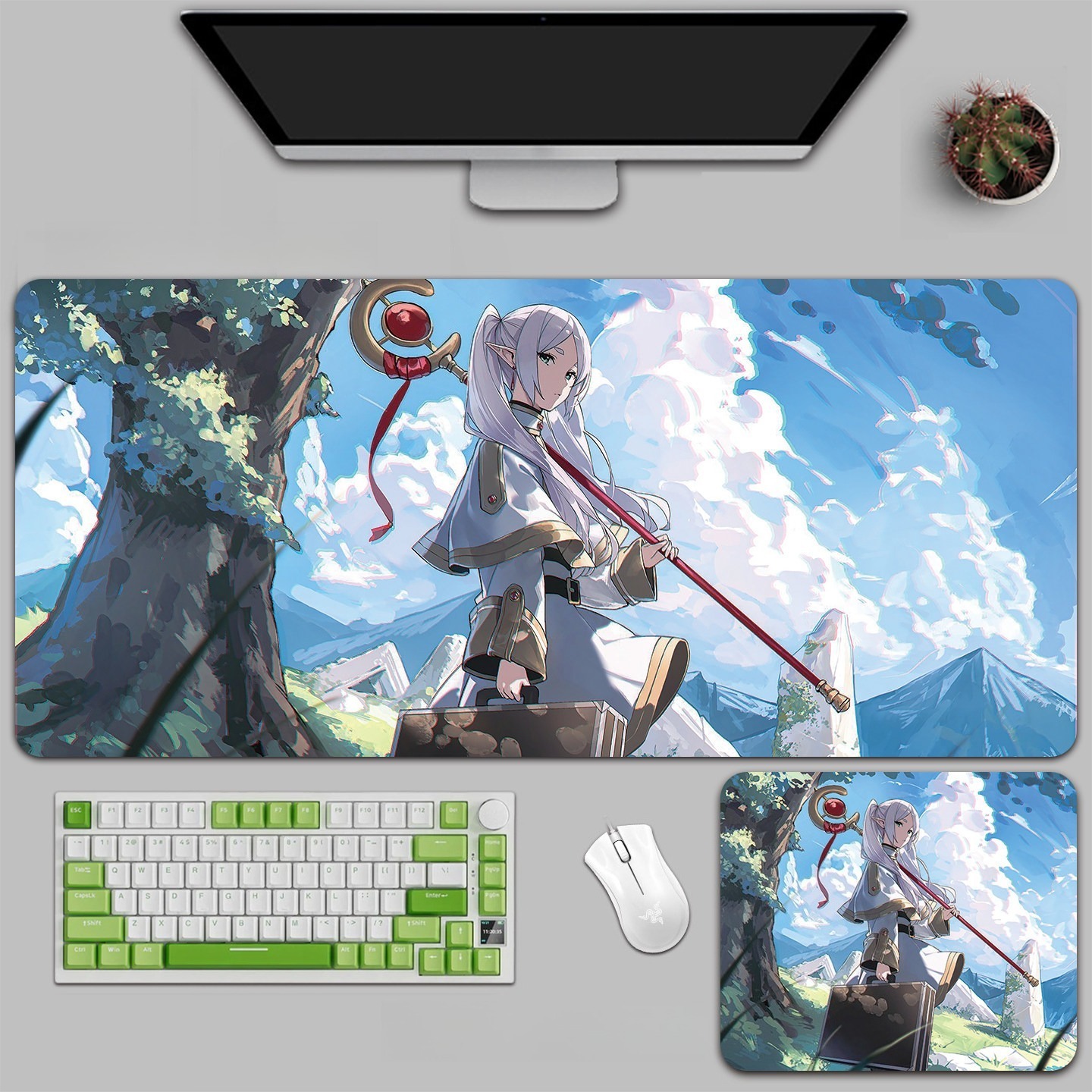 葬送的芙莉蓮 主題桌墊 布質滑鼠墊