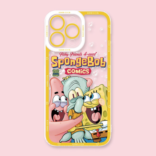 海綿寶寶天使眼透明防摔軟殼-GOODTOYSTUDIO