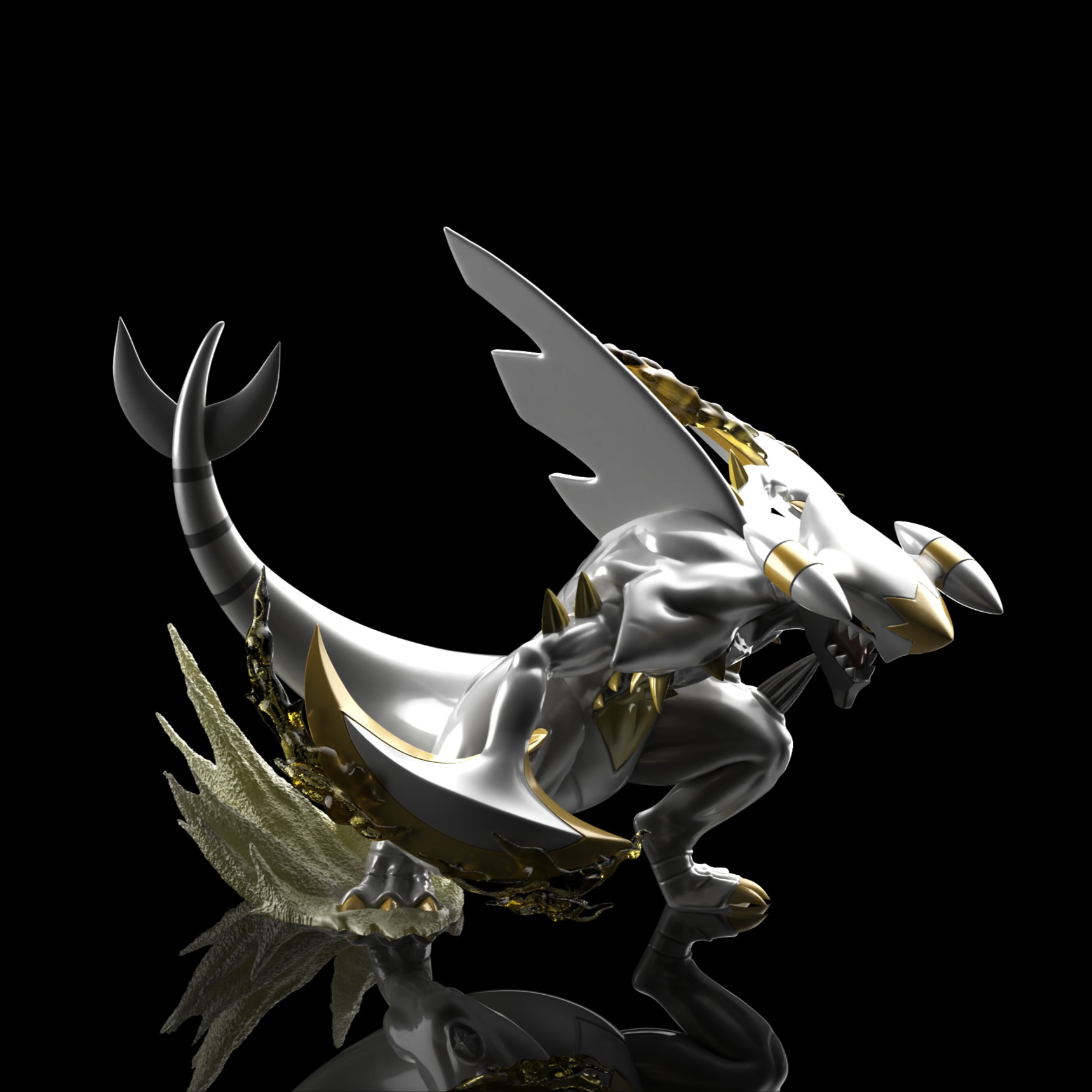 Pencil Studio 寶可夢 超級烈咬陸鯊 1/20