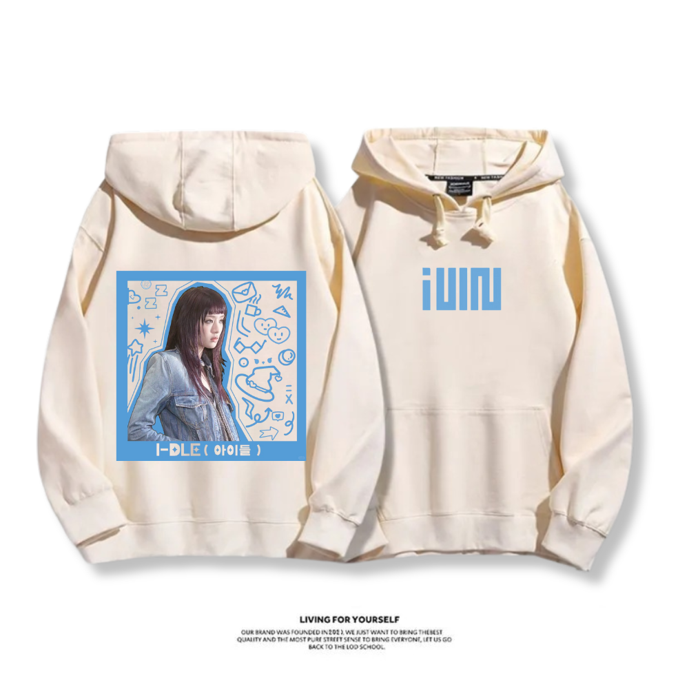 (G)I-DLE 2025秋冬新款 親子情侶男女連帽衛衣