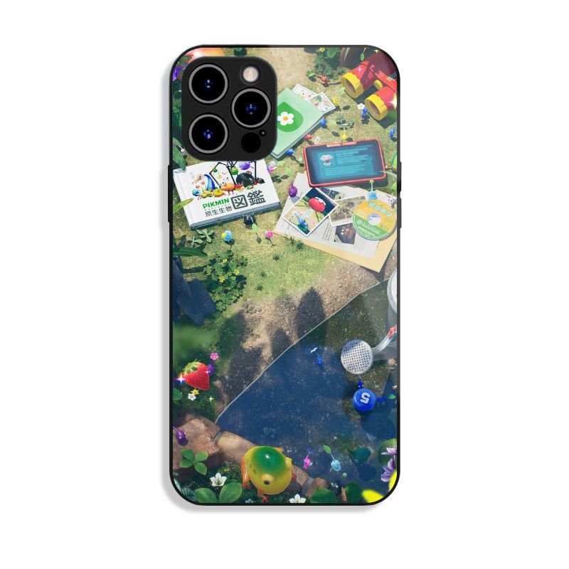 皮克敏 PIKMIN 高清鋼化玻璃手機殼