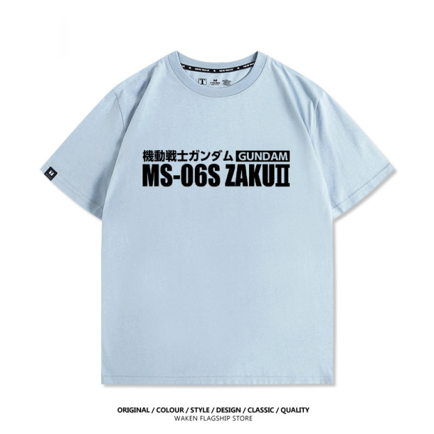 機動戰士鋼彈潮牌 印花T恤-GOODTOYSTUDIO