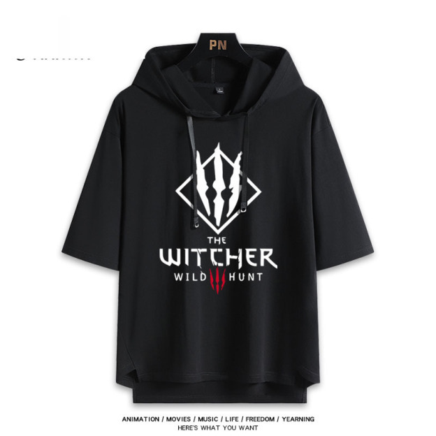 巫師3狂獵遊戲 連帽短袖T恤-GOODTOYSTUDIO