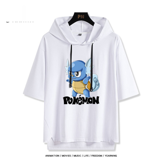 拉布布cos寶可夢 連帽短袖T恤-GOODTOYSTUDIO