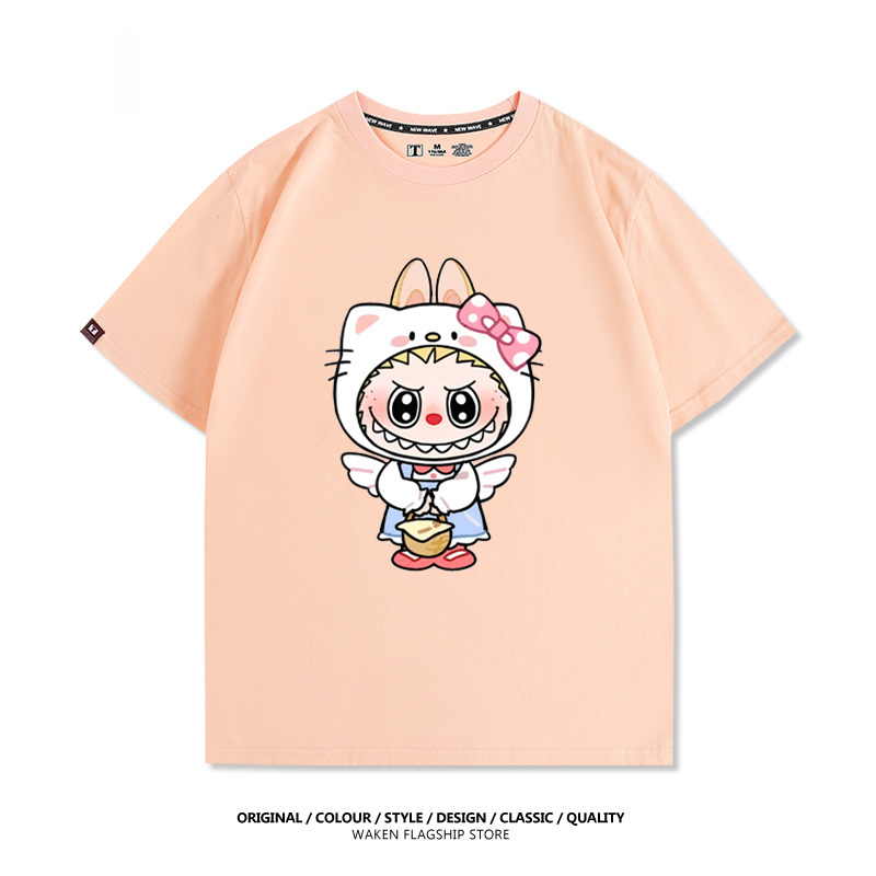 LabubuX三麗鷗 印花T恤-GOODTOYSTUDIO