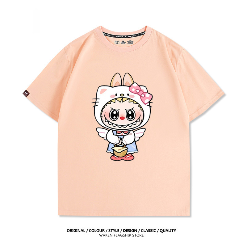 LabubuX三麗鷗 印花T恤-GOODTOYSTUDIO