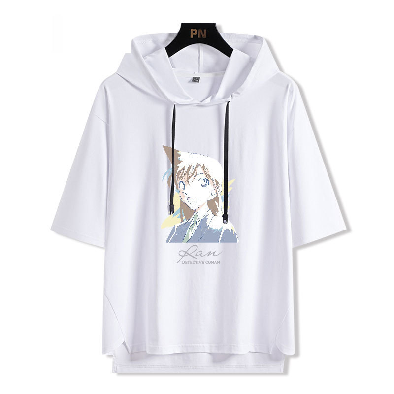 名偵探柯南 連帽短袖T恤-GOODTOYSTUDIO