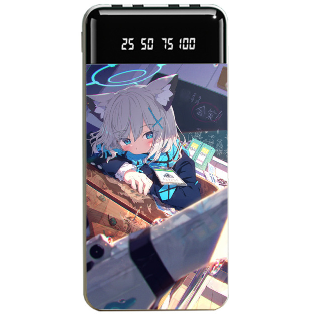 蔚藍檔案大容量便攜式快充行動電源-GOODTOYSTUDIO