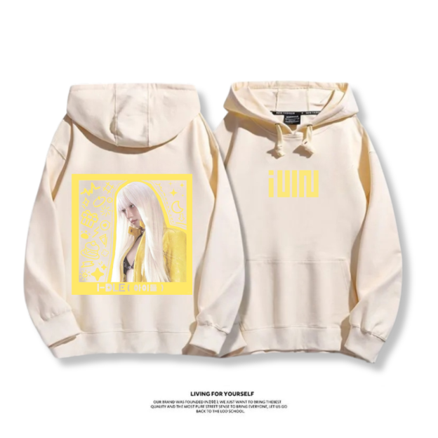 (G)I-DLE 2025秋冬新款 親子情侶男女連帽衛衣