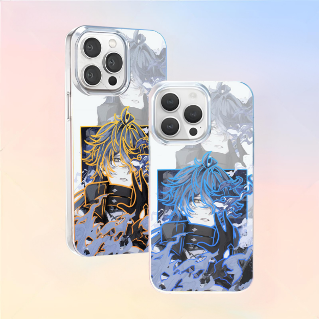 原神極光金漸變防摔手機殼