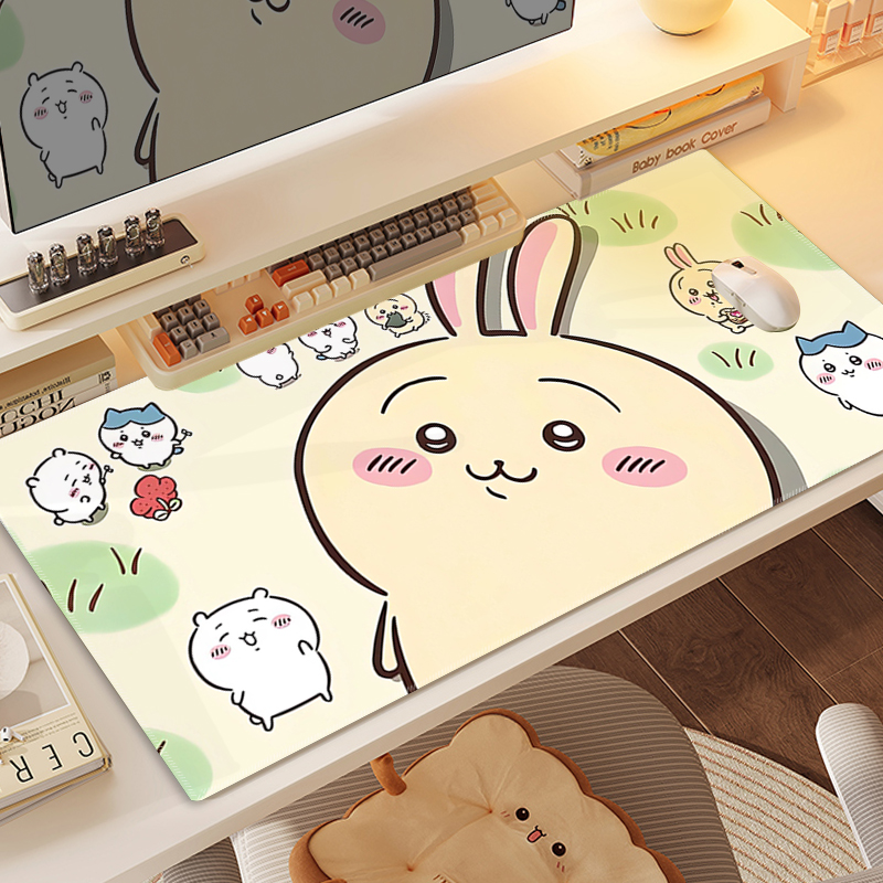 Chiikawa 主題桌墊 布質滑鼠墊