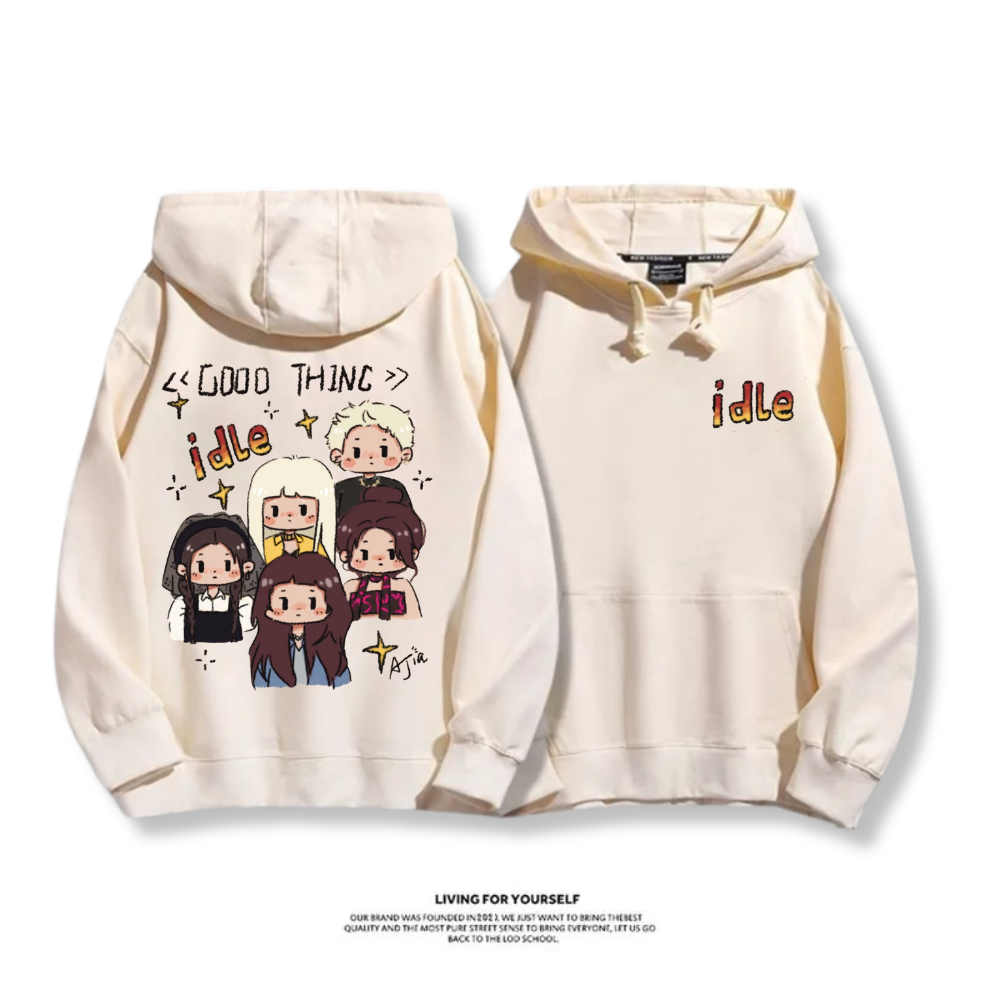 (G)I-DLE 2025秋冬新款 親子情侶男女連帽衛衣