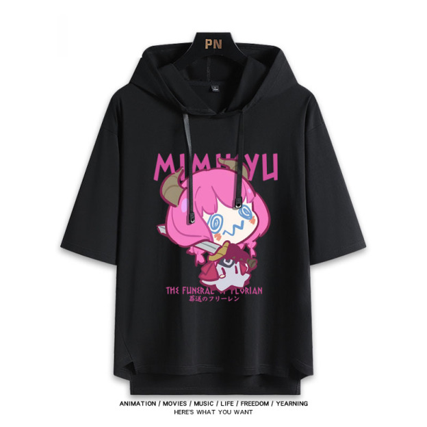 葬送的芙莉蓮 連帽短袖T恤-GOODTOYSTUDIO