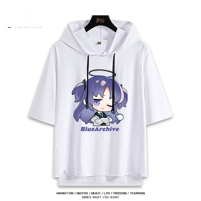 蔚藍檔案 連帽短袖T恤-GOODTOYSTUDIO