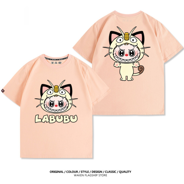 LabubuX寶可夢 印花T恤-GOODTOYSTUDIO