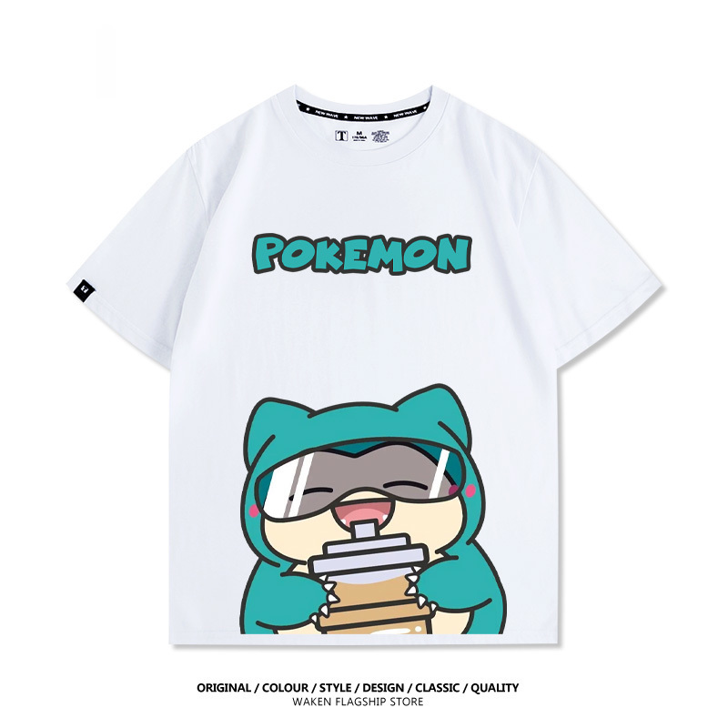 精靈寶可夢 啵啵奶茶 印花T恤-GOODTOYSTUDIO