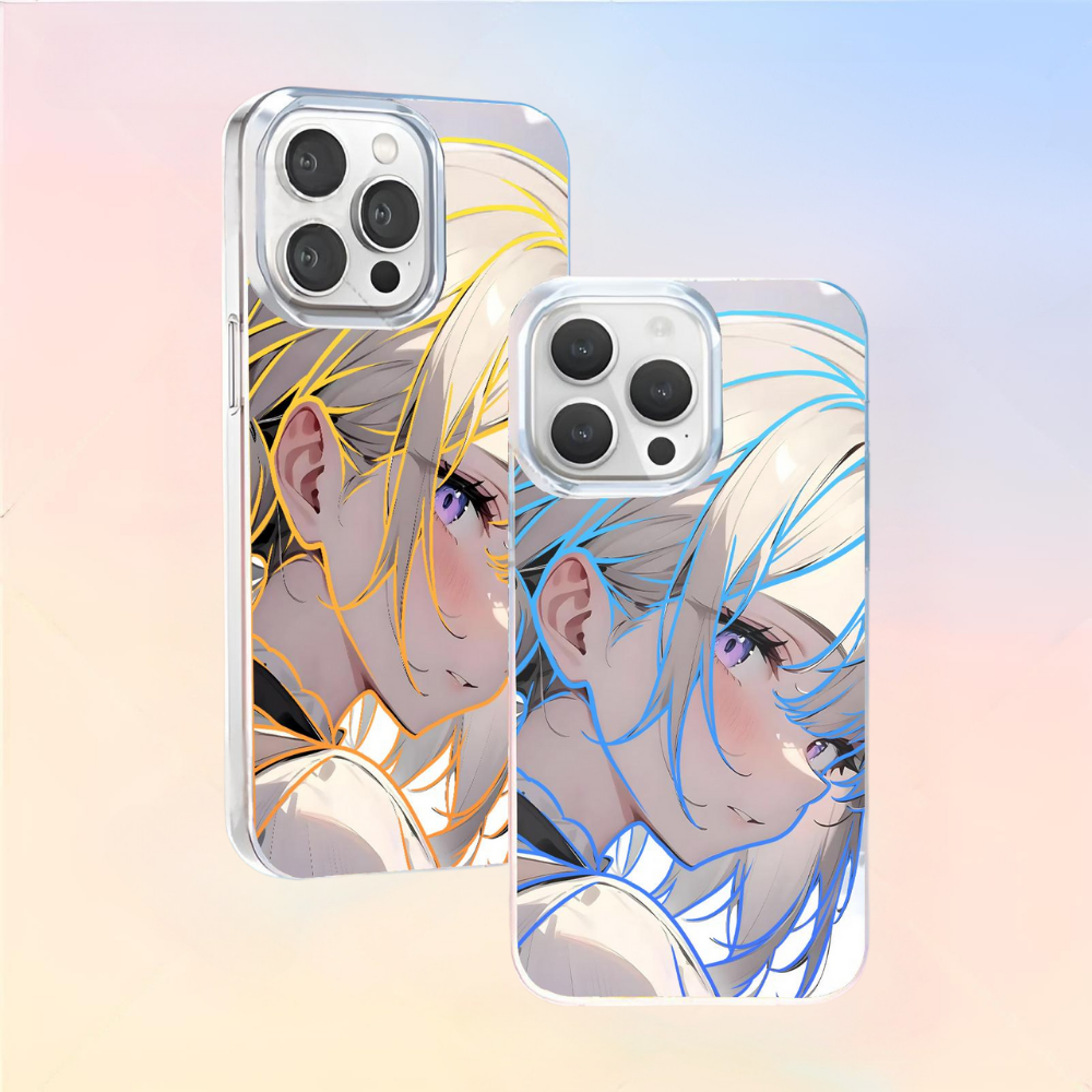 原神極光金漸變防摔手機殼