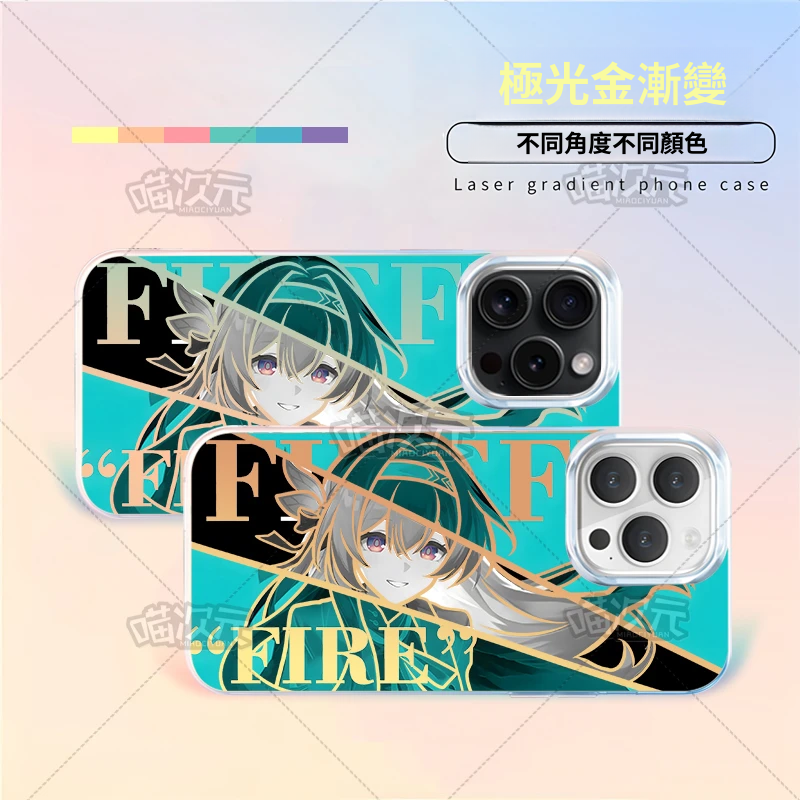 【大集合】動漫極光金漸變手機殼-GOODTOYSTUDIO