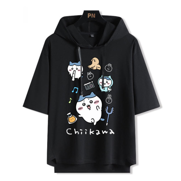 chiikawa 連帽短袖T恤