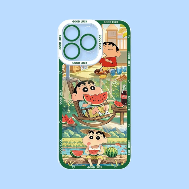 蠟筆小新透明防摔軟殼-GOODTOYSTUDIO