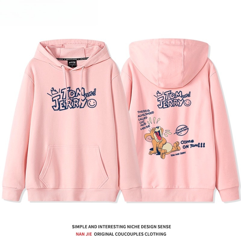 貓和老鼠 聯名衛衣2025秋冬新款 親子情侶裝連帽衛衣