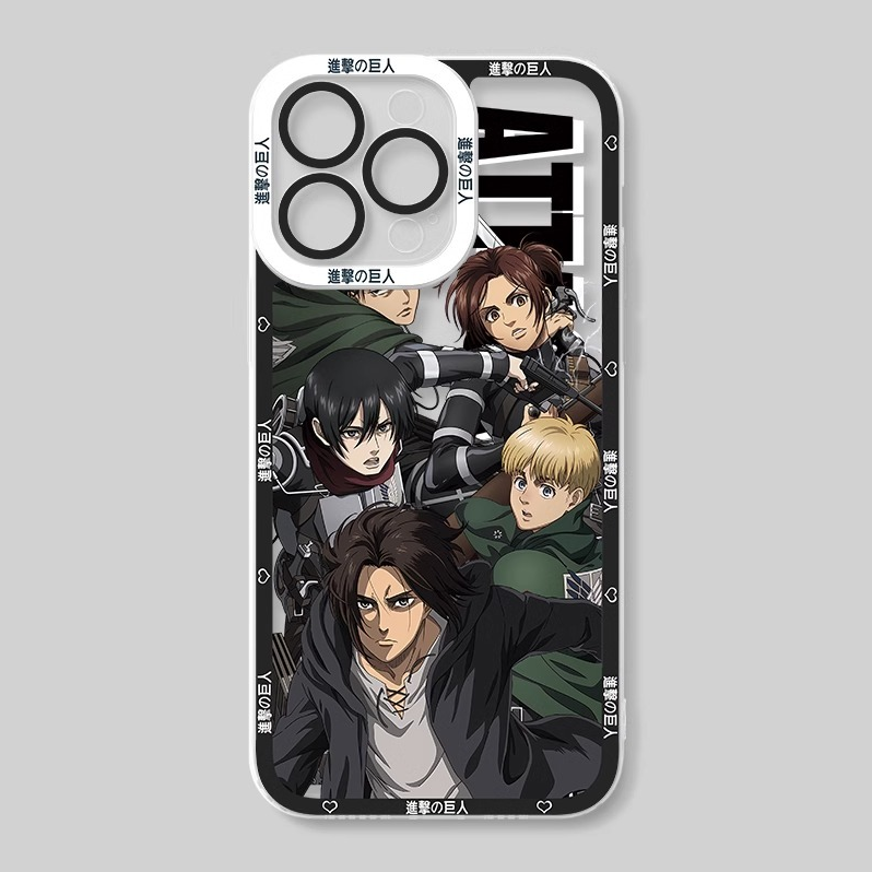 蘋果 系列進擊的巨人天使眼透明防摔軟殼