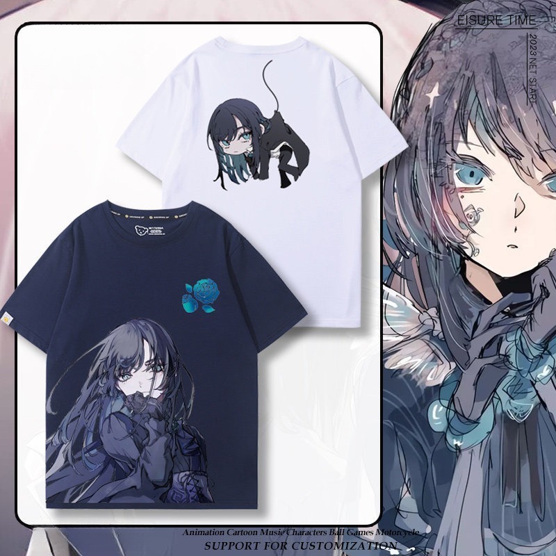 Ado歌手 2026親子情侶男女同款 印花短袖T恤