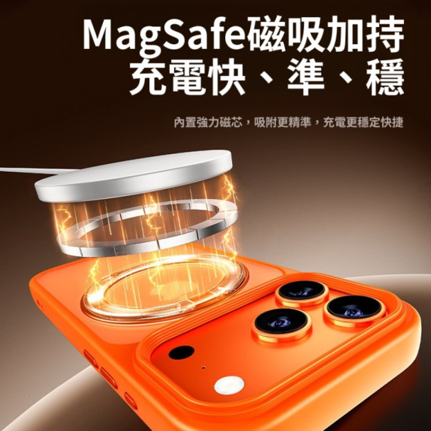 適用蘋果iPhone17Promax | 新款360°磁吸旋轉支架防摔手機殼