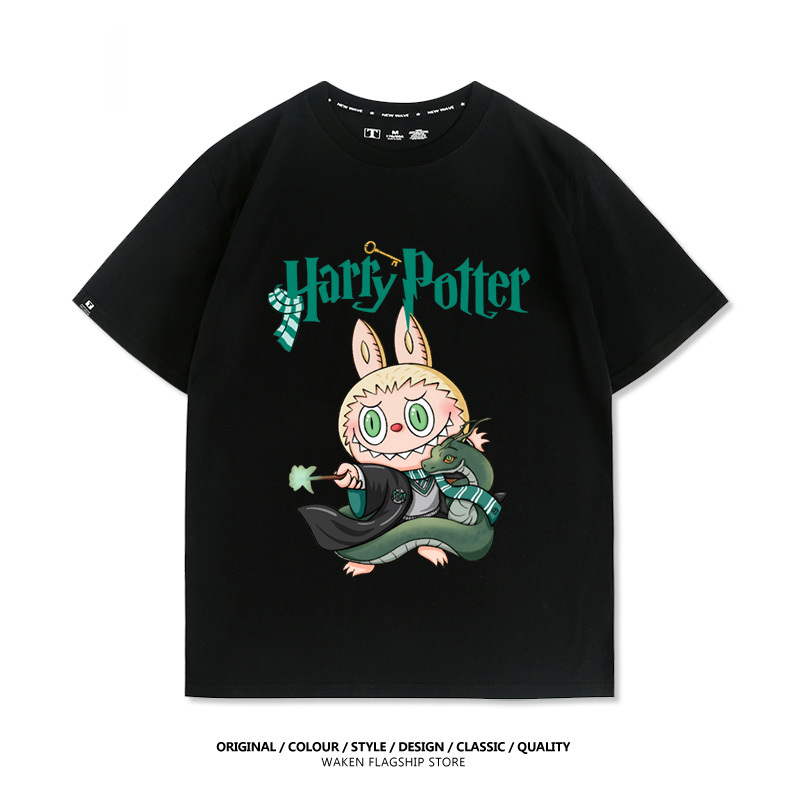 LabubuX哈利波特 印花T恤-GOODTOYSTUDIO