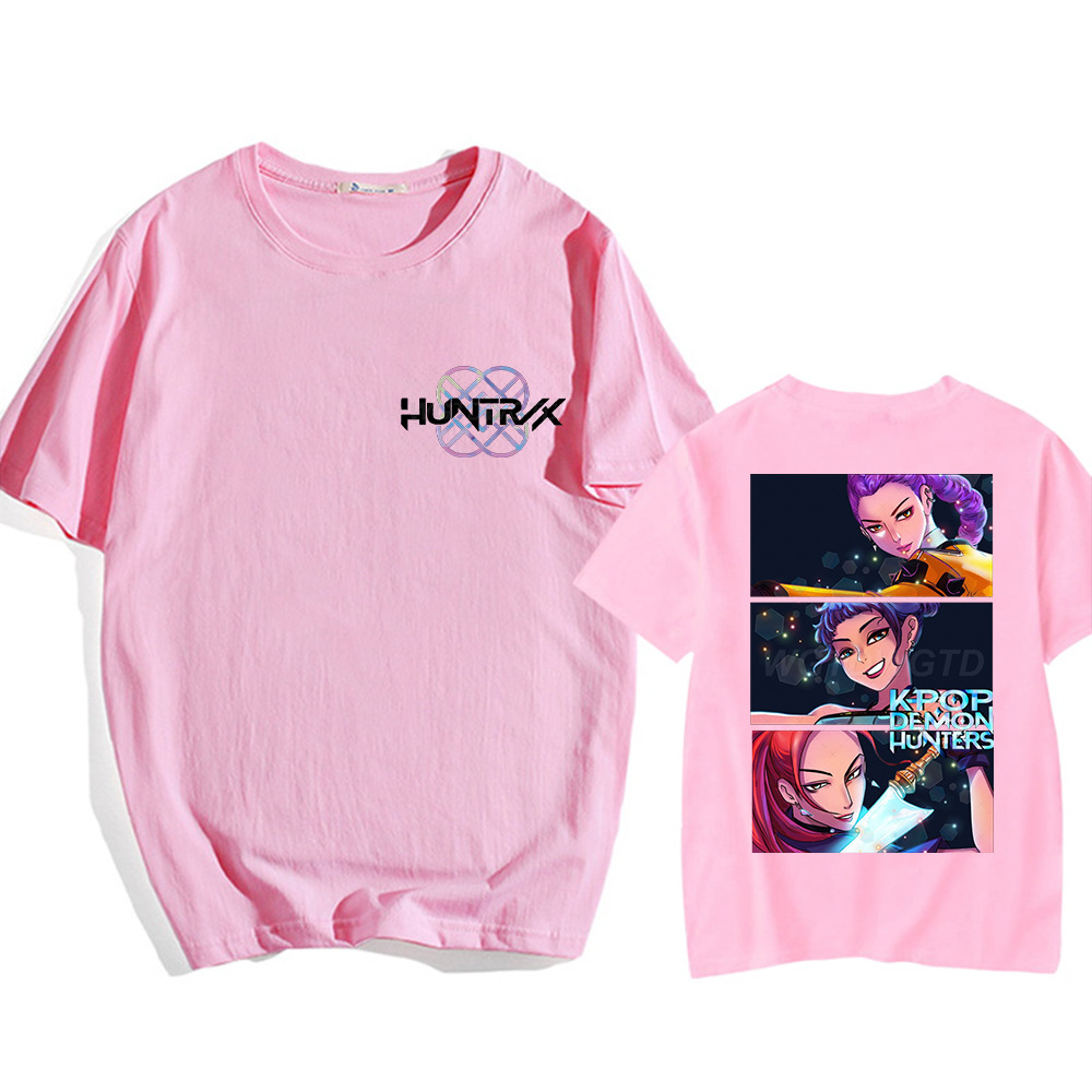 KPop Demon Hunters 獵魔女團印花短袖T恤-GOODTOYSTUDIO