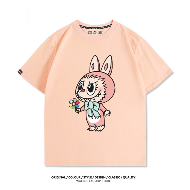 Labubu卡通潮牌 印花T恤-GOODTOYSTUDIO