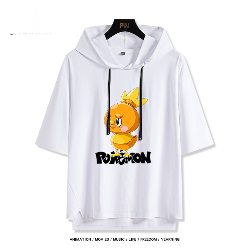 拉布布cos寶可夢 連帽短袖T恤-GOODTOYSTUDIO