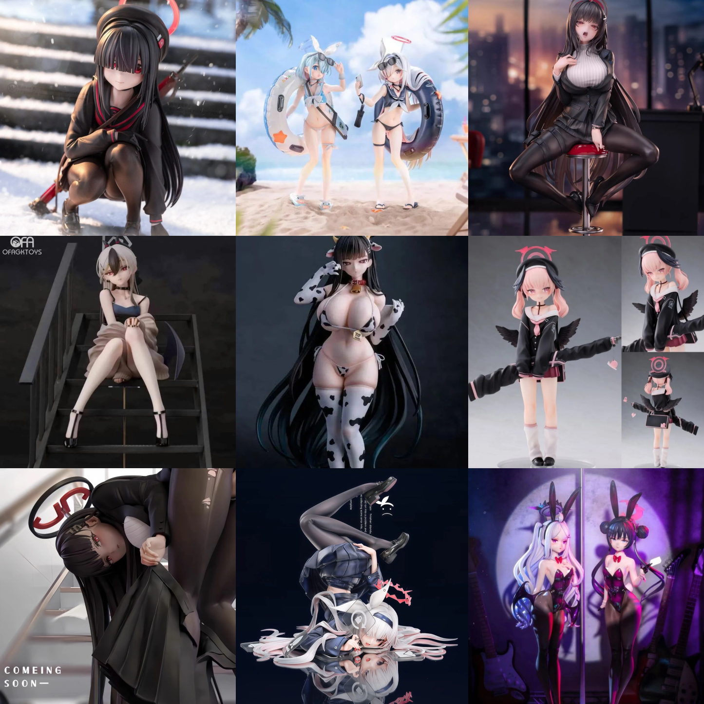 🔥《蔚藍檔案人氣模型福袋｜隨機款超值入手》圖中20款隨機發放！！許願有几率獲得心選角色！！