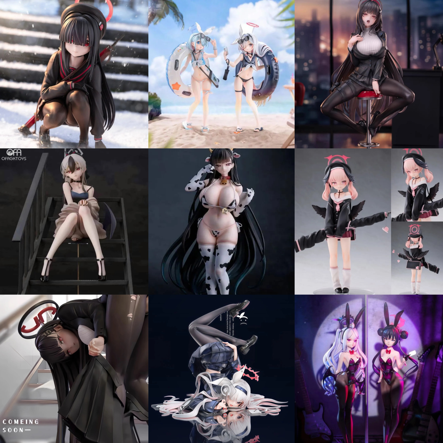 🔥《蔚藍檔案人氣模型福袋｜隨機款超值入手》圖中20款隨機發放！！許願有几率獲得心選角色！！