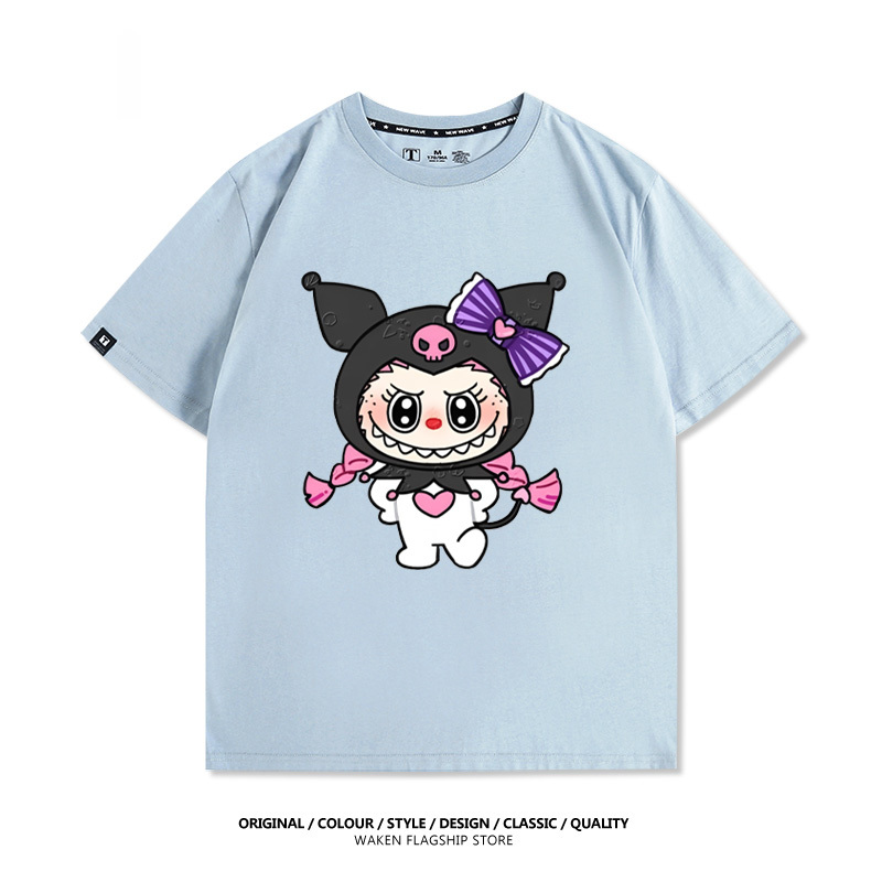 LabubuX三麗鷗 印花T恤-GOODTOYSTUDIO