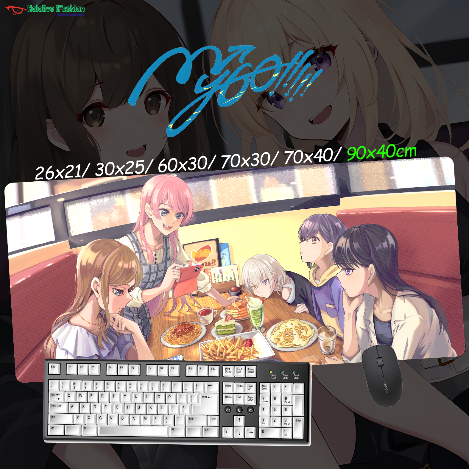 BanG Dream! It's MyGO!!!!! 超大鎖邊主題桌墊 布質滑鼠墊