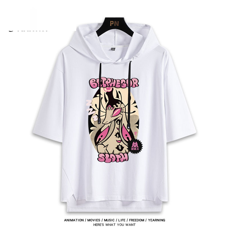 極惡老大 Helluva Boss 連帽短袖T恤-GOODTOYSTUDIO