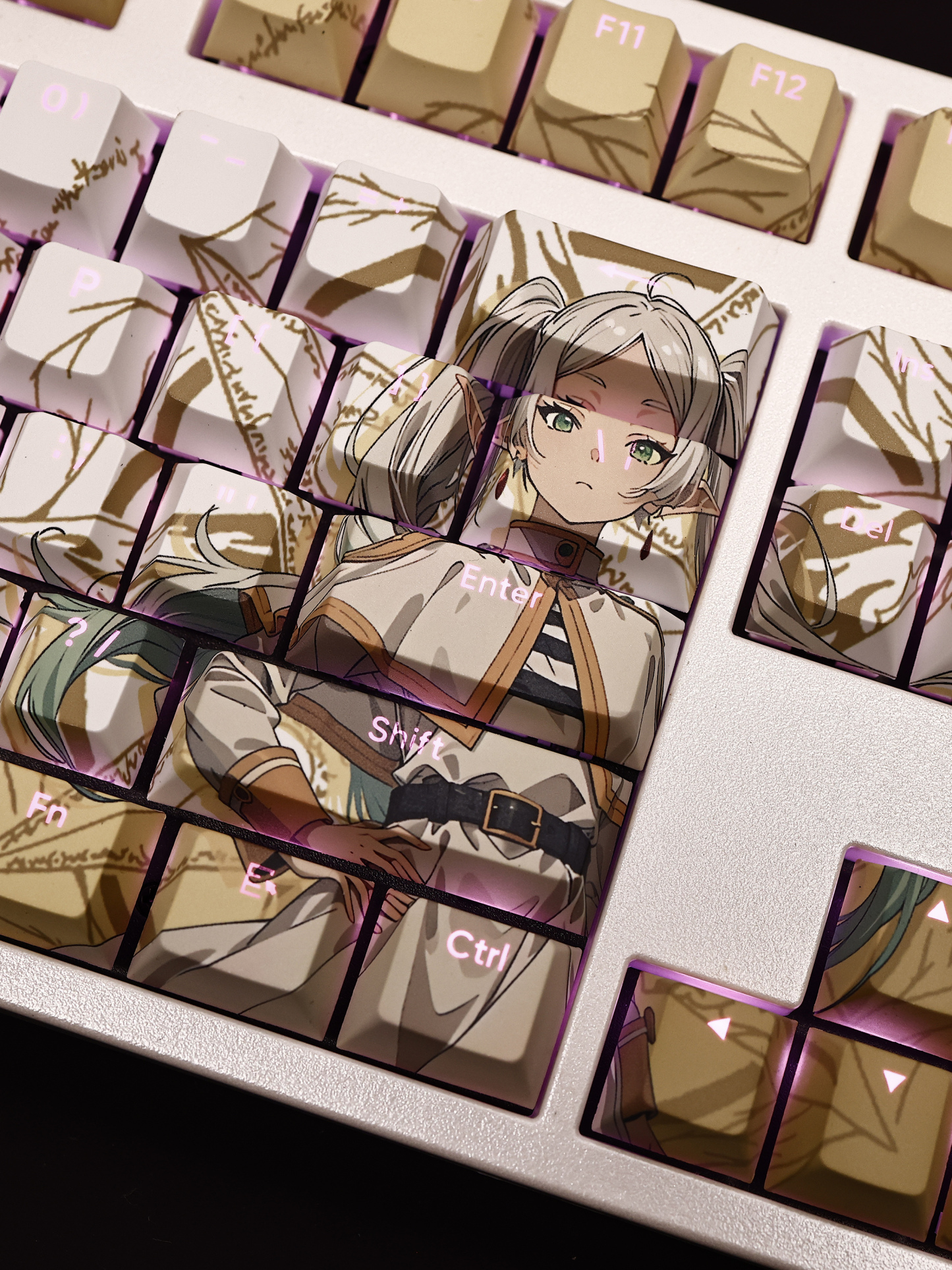 葬送的芙莉蓮透光RGB108鍵標準配列衛星軸鍵帽-GOODTOYSTUDIO