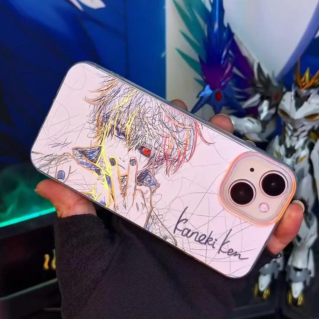 【大集合】動漫極光金漸變手機殼-GOODTOYSTUDIO