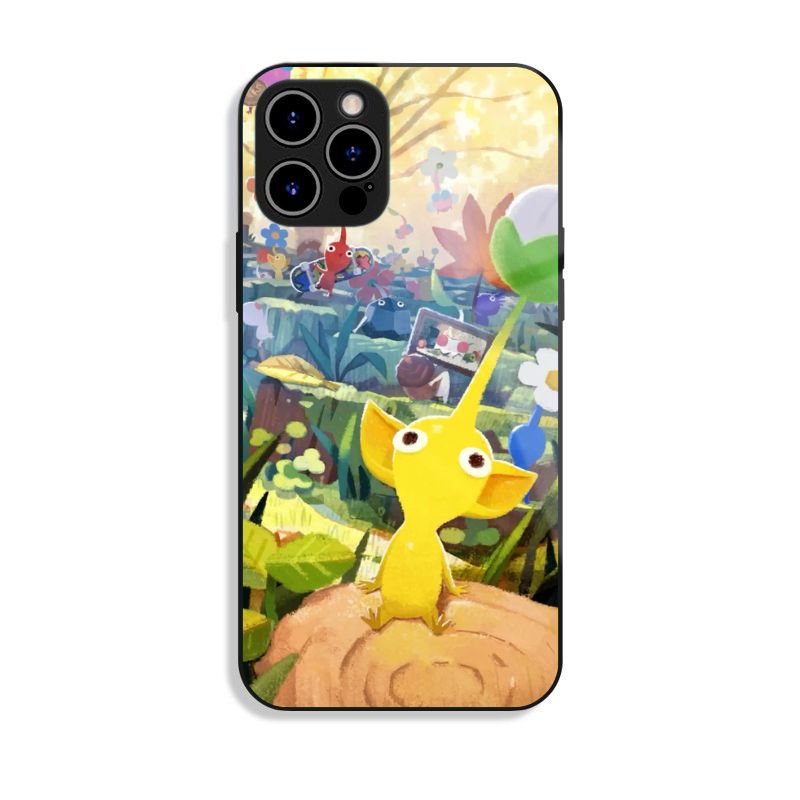 皮克敏 PIKMIN 高清鋼化玻璃手機殼